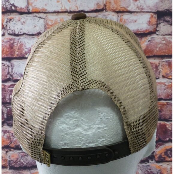 Yeti Brown Mesh Trucker Hat Adjustable Snapback Cap - Picture 3 of 9